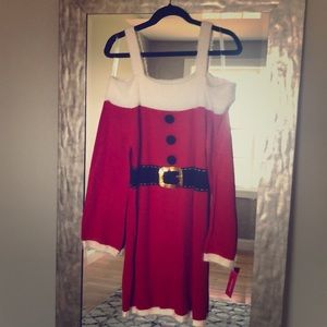 Mrs. Claus sweater dress